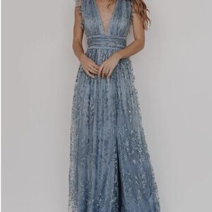 Baltic Born Dusty Blue Maxi Dress